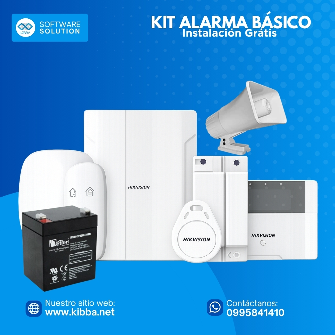 Kit básico alarma de seguridad hogar